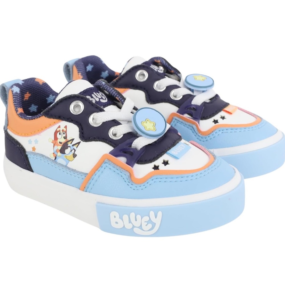 Ground Up Bluey and Bingo Court Low Top Sneakers